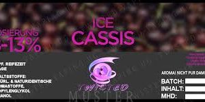 TWISTED 10ML - ICE CASSIS