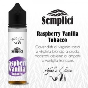 Aroma Concentrato Azhad's Semplici - Raspberry Vanilla Tobacco 20ml Grande Formato
