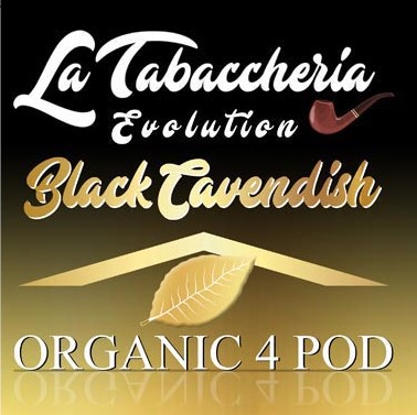AROMA LA TABACCHERIA Black Cavendish Organic 4 Pod – 10ml