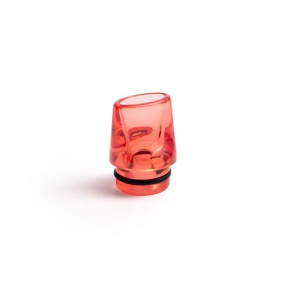 Whistle Style Drip Tip Short Red DotMod Atelier del Vapore