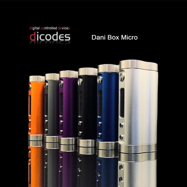 battery box per atomizzatori per liquidi per sigaretta elettronica Dani Box Micro Black - Dicodes atelier del vapore