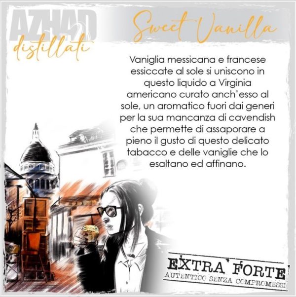 Distillati Sweet Vanilla 20ml Grande Formato - Azhad’s Elixirs