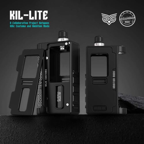 Kil Lite 60 Boro Box Mod Silver/Black - Ambition Mods x Kilic Customs