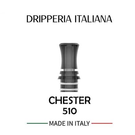 Drip Tip 510 CHESTER Gray PC - Dripperia Italiana