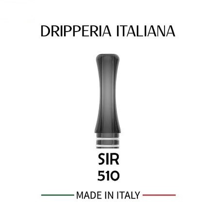 Drip Tip 510 SIR Gray PC - Dripperia Italiana